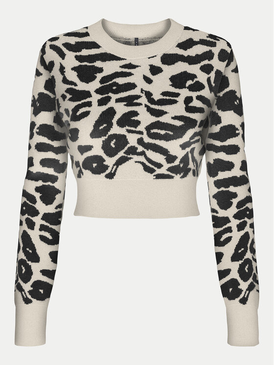 ONLY ONLY Džemper Lima 15339828 Bež Cropped Fit