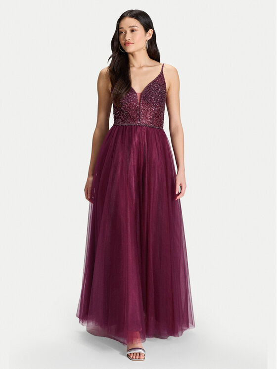 Hey Kyla Hey Kyla Официална рокля 5AJ127HK Бордо Regular Fit