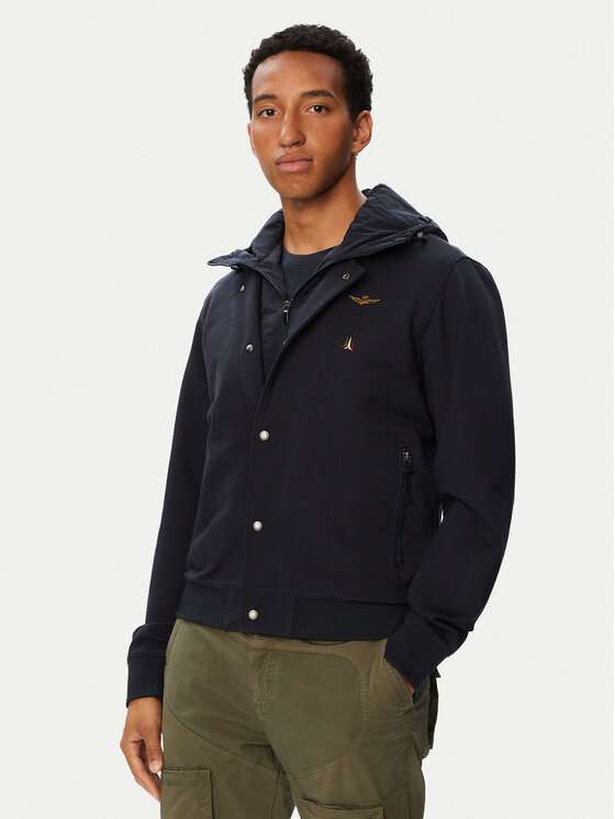 Aeronautica Militare Aeronautica Militare Μπόμπερ μπουφάν 262AF0525UF00691 Σκούρο μπλε Regular Fit