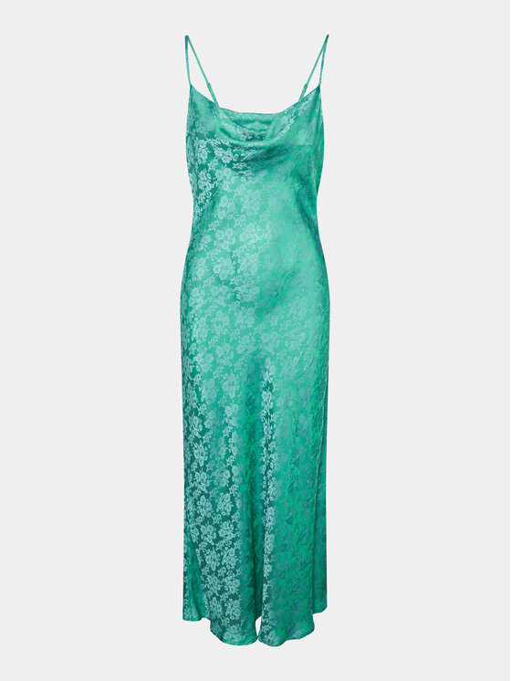 YAS YAS Koktel haljina Dinella 26031859 Zelena Regular Fit