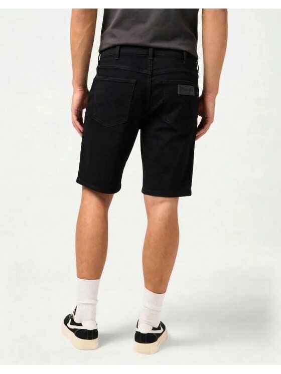 Wrangler Wrangler Szorty jeansowe CARPENTER Czarny Regular Fit