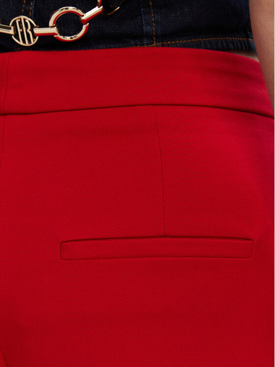 Morgan Morgan Pantaloni di tessuto 251-PECO.F Rosso Bootcut Fit