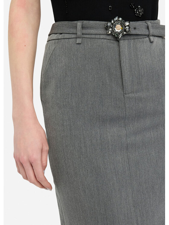 Liu Jo Liu Jo Gonna midi MF5350TS22484006 Grigio Slim Fit