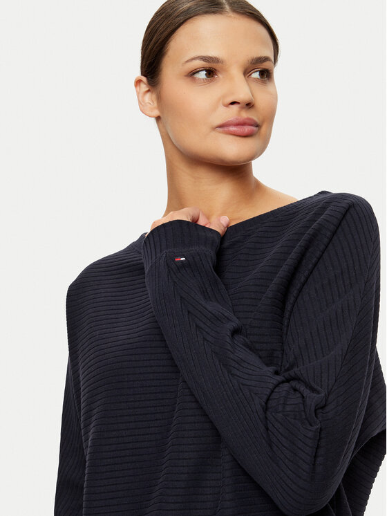 Tommy Hilfiger Tommy Hilfiger Mikina UW0UW05583 Tmavomodrá Regular Fit