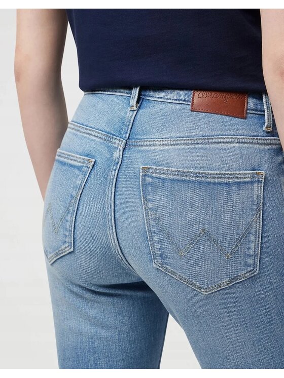 Wrangler Wrangler Jeansy SLIM Niebieski Regular Fit