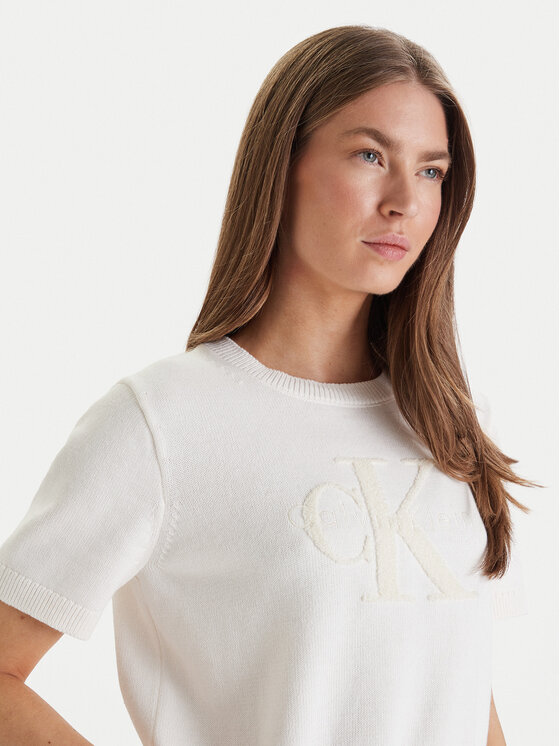 Calvin Klein Jeans Calvin Klein Jeans Džemper Chunky LV044E306G Bež Regular Fit