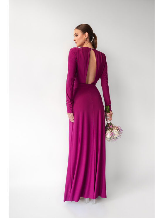 Aurora Aurora Sukienka wieczorowa Annabelle Fioletowy Feminine Fit