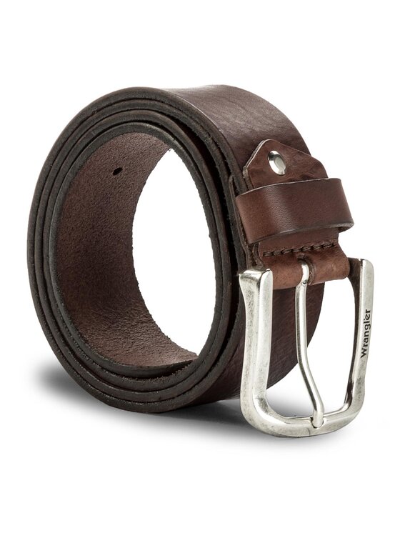 Wrangler Wrangler Cintura da uomo Easy Belt W0B35U185 100 Marrone