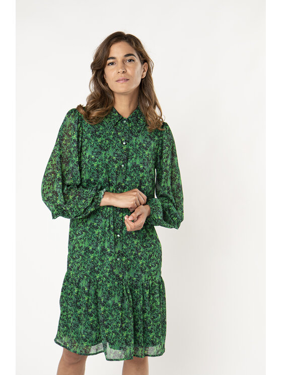 QUIOSQUE QUIOSQUE Sukienka codzienna FIELDS DRESS Zielony Regular Fit