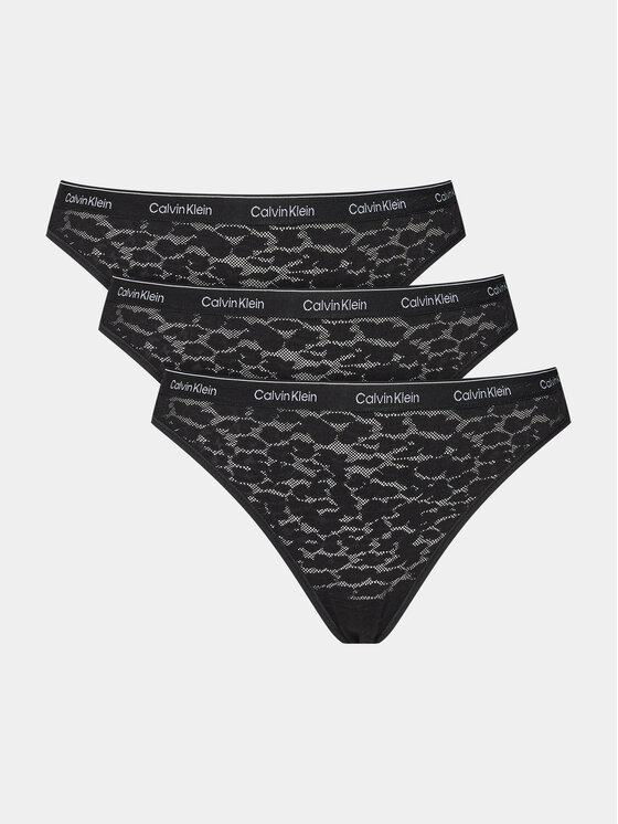 Calvin Klein Underwear Calvin Klein Underwear 3 db klasszikus alsó 000QD5069E Fekete