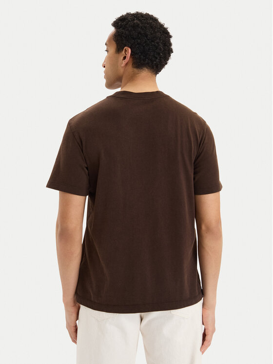 Calvin Klein Jeans Calvin Klein Jeans Póló LV04RB824G Sötétbarna Regular Fit