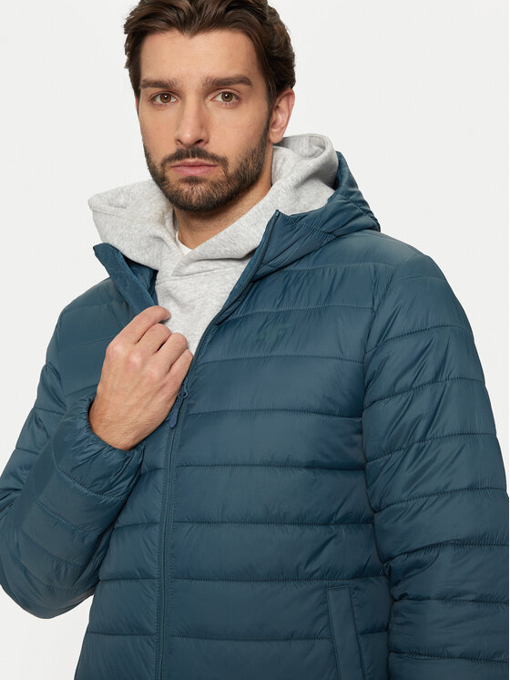 4F 4F Žieminė striukė 4FWAW24TDJAM484 Mėlyna Regular Fit
