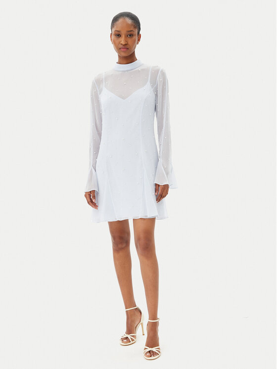 French Connection French Connection Rochie cocktail 71YBD Albastru celest Regular Fit
