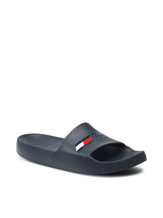 tommy hilfiger pool slides women's