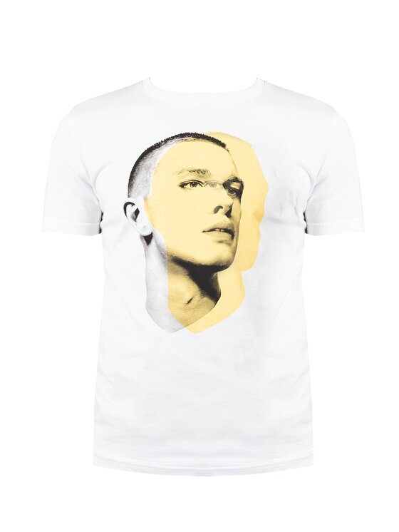 Antony Morato Antony Morato T-Shirt MMKS02166-FA100144 Λευκό Regular Fit