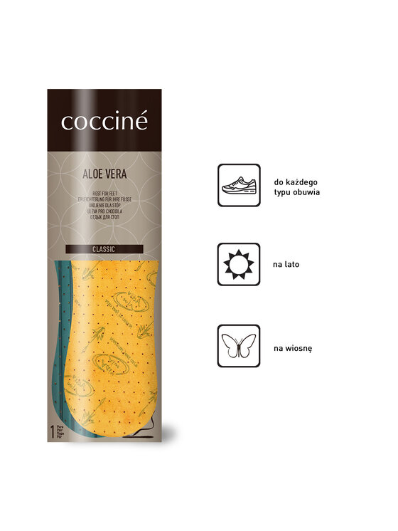 Coccine Coccine Wkładki Aloe Vera Brązowy