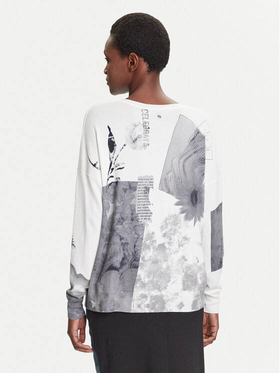 Desigual Desigual Pullover Gotemburgo 25WWJF15 Grau Regular Fit