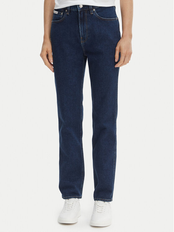 Calvin Klein Jeans Blugi Archive LV047F749G Bleumarin Slim Fit