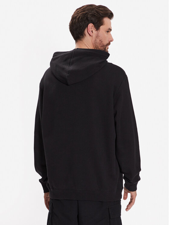 DC Shoes DC Shoes Bluza ADYSF03099 Czarny Relaxed Fit