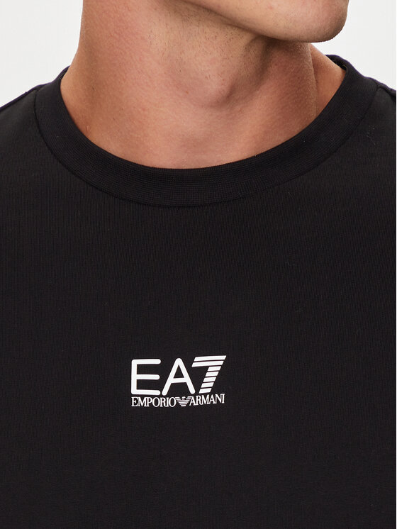 EA7 Emporio Armani EA7 Emporio Armani Pulóver 8NPM30 PJVRZ 1200 Fekete Regular Fit