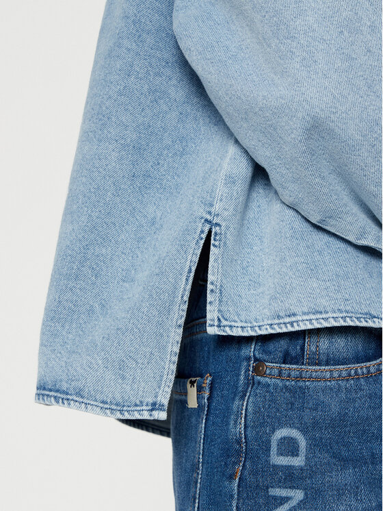 Weekend Max Mara Weekend Max Mara camicia di jeans Zemira 2515111151 Blu Boxy Fit