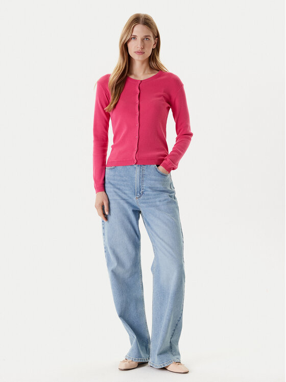 United Colors Of Benetton United Colors Of Benetton Kardigan 1091D5558 Ružičasta Regular Fit