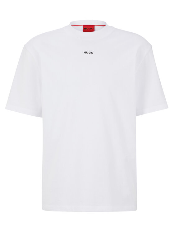 HUGO Hugo T-krekls Dapolino 50488330 Balts Relaxed Fit
