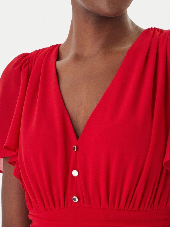 Morgan Morgan Abito da sera 261-RLUCY Rosso Regular Fit