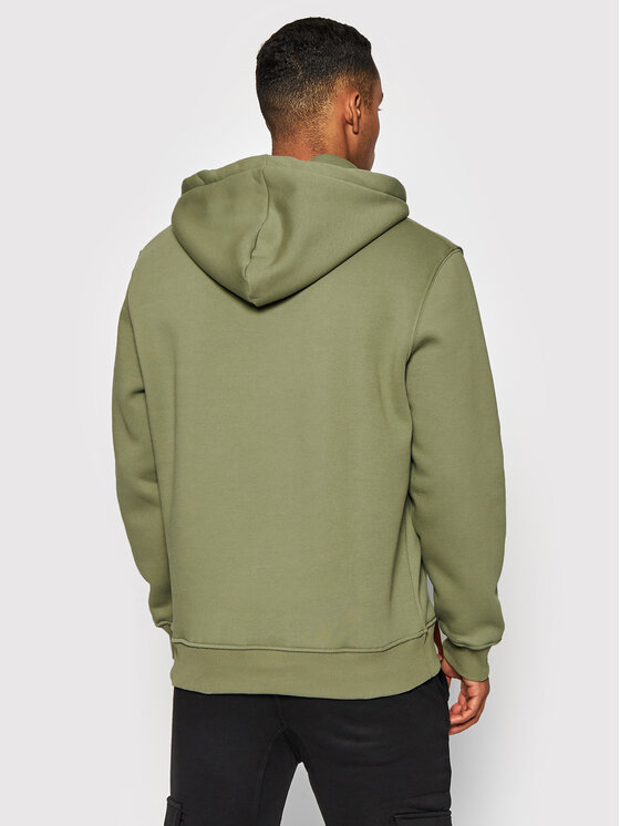 Alpha Industries Alpha Industries Džemperis ar kapuci Basic 178312 Zaļš Regular Fit