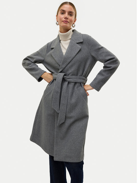 Vero Moda Vero Moda Palton Fortuneaya 10278330 Gri Regular Fit
