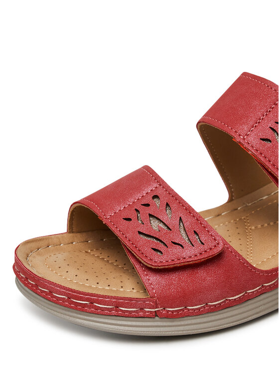 Clara Barson Clara Barson Pantoletten WYL05010-11 Rot
