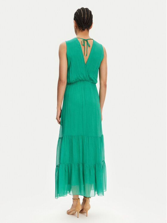 Haveone Haveone Poletna obleka AFF-N005 Zelena Loose Fit
