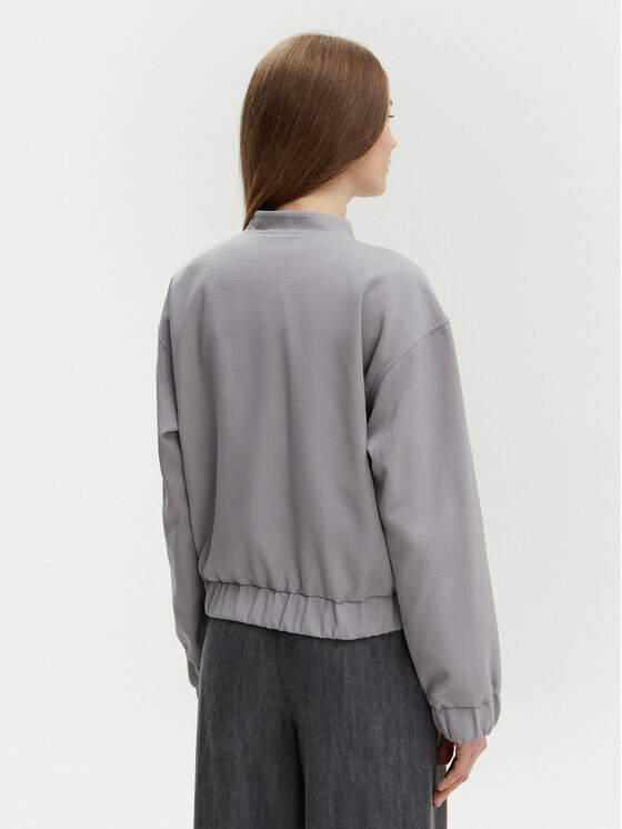 Pieces Pieces Μπόμπερ μπουφάν Annie 17150150 Γκρι Regular Fit