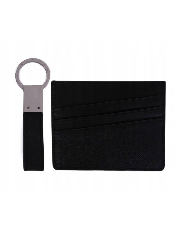 Calvin Klein Calvin Klein Pouzdro na kreditní karty ZESTAW MĘSKI CARD HOLDER I BRELOK Černá