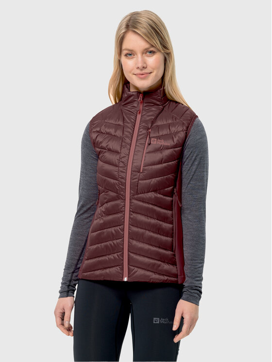 Jack Wolfskin Jack Wolfskin Vestă Routeburn Pro Ins Vest 1207202 Vișiniu Slim Fit