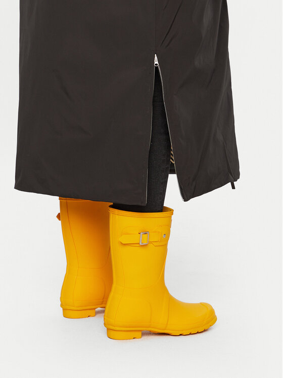 Hunter Hunter Prechodný kabát HARW0014242 Čierna Regular Fit