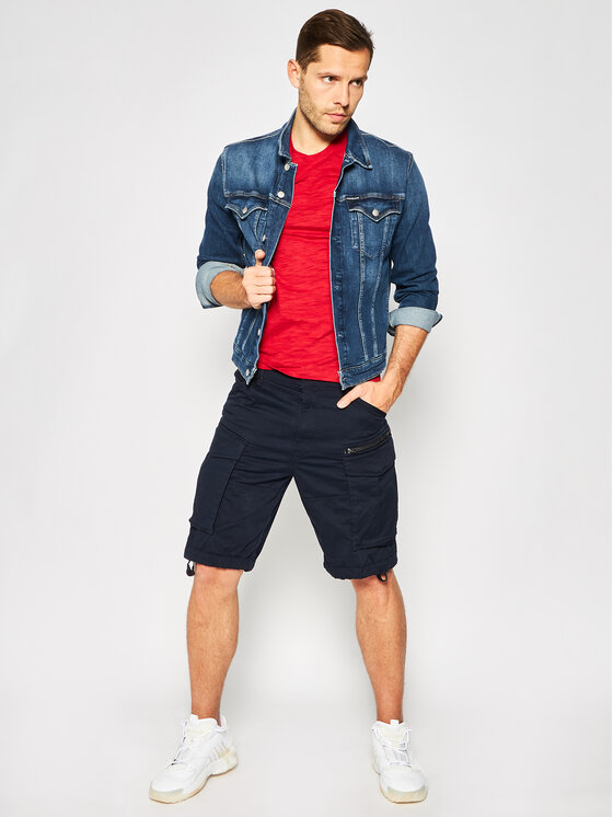Tommy Jeans Tommy Jeans Тишърт Texture Logo DM0DM07813 Червен Regular Fit