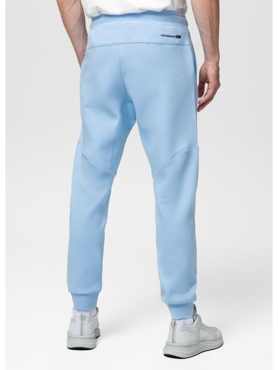 PITBULL PITBULL Spodnie dresowe DOGWOOD POCKET Błękitny Regular Fit