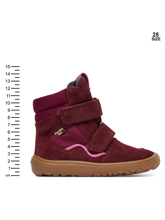Froddo Froddo Cizme Barefoot Tex Winter Tl G3160247-6T S Vișiniu