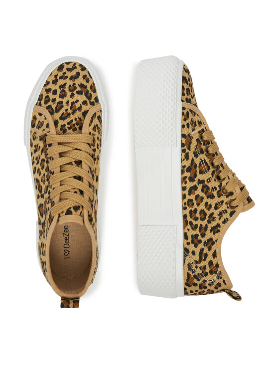 DeeZee DeeZee Sneakers aus Stoff ZYRH028 Beige