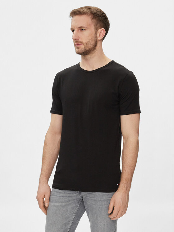 Tommy Hilfiger Tommy Hilfiger Súprava 3 tričiek UM0UM03138 Čierna Regular Fit