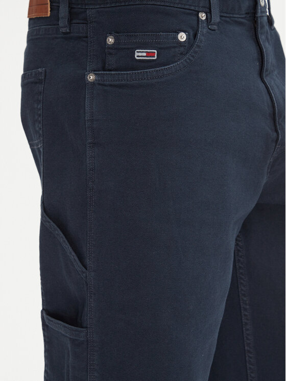 Tommy Jeans Tommy Jeans Auduma šorti Jaimie DM0DM21951 Tumši zils Slim Fit