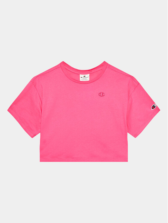 Champion Tričko 404633 Ružová Regular Fit