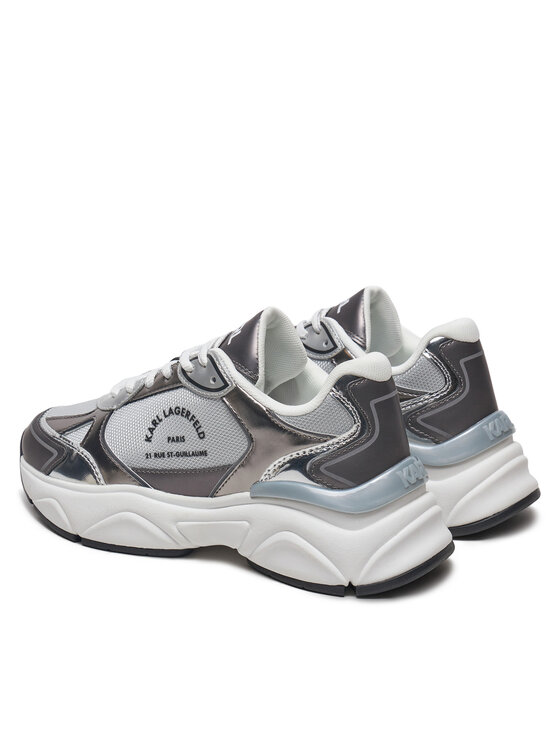 KARL LAGERFELD KARL LAGERFELD Sneakersy Komet KL65638M Srebrny
