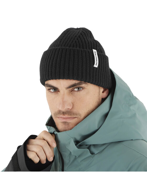 Salomon Salomon Czapka Snowbird U Beanie Czarny