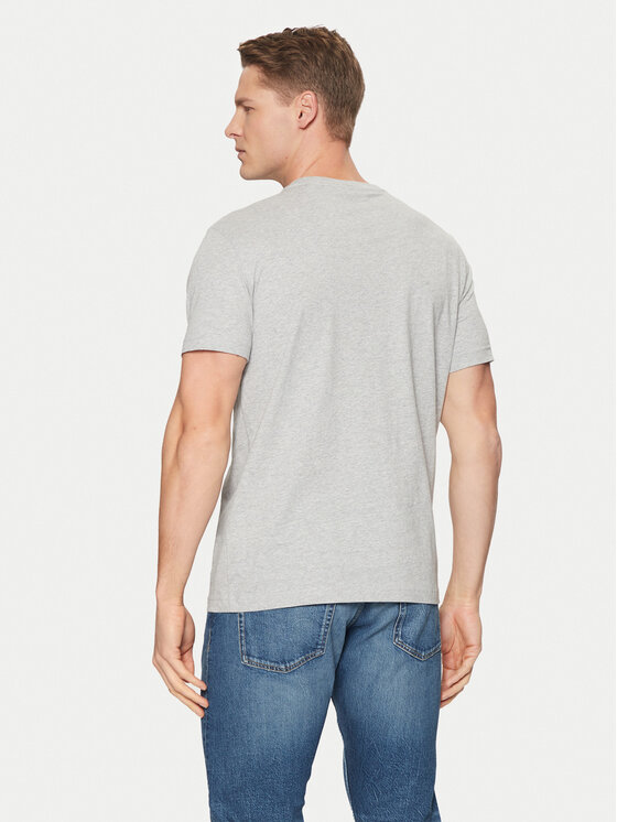 Gant Gant Marškinėliai Shield 2003185 Pilka Slim Fit