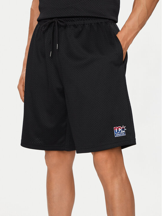 DC DC Sportovní kraťasy The Champs Short ADYWS03076 Černá Regular Fit