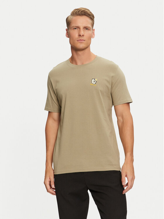 Lindbergh Lindbergh T-särk 30-400235 Roheline Relaxed Fit