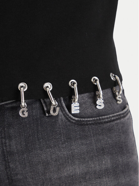 Guess Guess T-shirt W6GP11 K2933 Crna Regular Fit