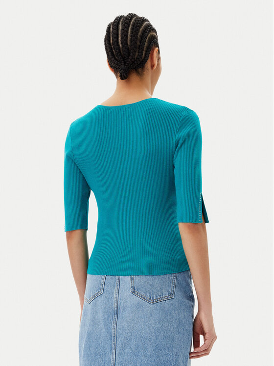 Morgan Morgan Sweater 251-MCHAMPI Zöld Slim Fit